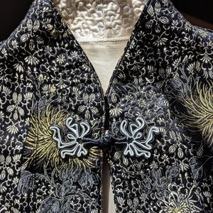 Vintage Asian Silk Reversible Jacket